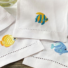 Load image into Gallery viewer, Peixinho Cocktail Napkin Kit 6 units 100% linen