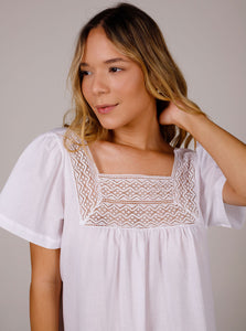 100% cotton Dentelle nightgown
