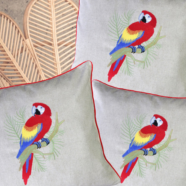 Macaw Cushion Cover 45x45cm (without filling)