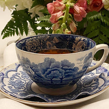Load image into Gallery viewer, Cup holder|Blue Arabesque cup holder 12cm Kit 6 units