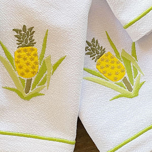 Dish Towel | 100% cotton Tropical Pineapple Cup - unit