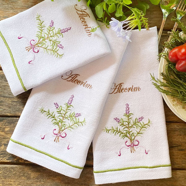 Dish Towel | Rosemary Cup 100% cotton - unit