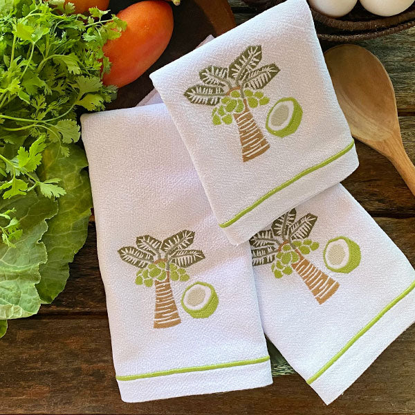 Dish Towel | Tropical Coqueiro Cup 100% cotton - unit