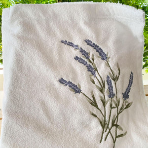 Lavender Bath Cover-up 100% terry cotton