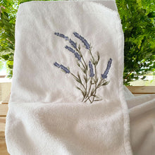 Load image into Gallery viewer, Lavender Bath Cover-up 100% terry cotton