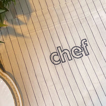 Carregar imagem no visualizador da galeria, Avental Listras Chef bordado listras 100% Linho