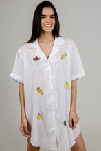 Load image into Gallery viewer, Chemise Day by Day Tropical Fruits 100% cotton PMG