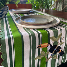 Load image into Gallery viewer, Centerpiece | Embroidered Tropical Toucan Double Placemat 45x1.50m Waterproof