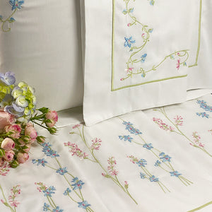 Versailles Floral Queen Size Bed Sheet Set 2.40x2.80m 100% cotton 300 threads