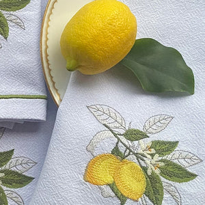 Dish Towel | Sicilian Lemon Flower Cup 100% cotton - unit