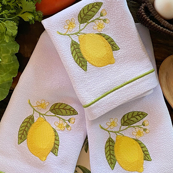 Dish Towel | Sicilian Lemon Cup 100% cotton - unit
