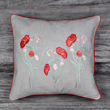 Load image into Gallery viewer, Square Floral Cushion Cover (without filling) 