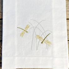 Load image into Gallery viewer, Dragonfly Towel Towel 100% linen 42x75cm