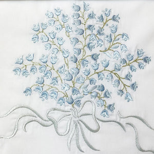 Muguet Bleur King-Size Sheet Set 2.80x2.90m 100% cotton 300 thread count
